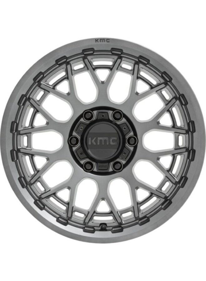 كي ام سي كم 722 تكنيك 17×8.5 5×127 ET00 CB71.5 أنثراسيت - Image 2